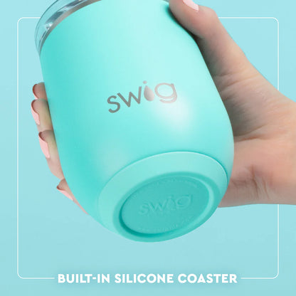 Swig Hydrangeas 12 oz. Stemless Wine Cup