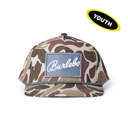 Youth Camo Burlebo Grey Patch Cap