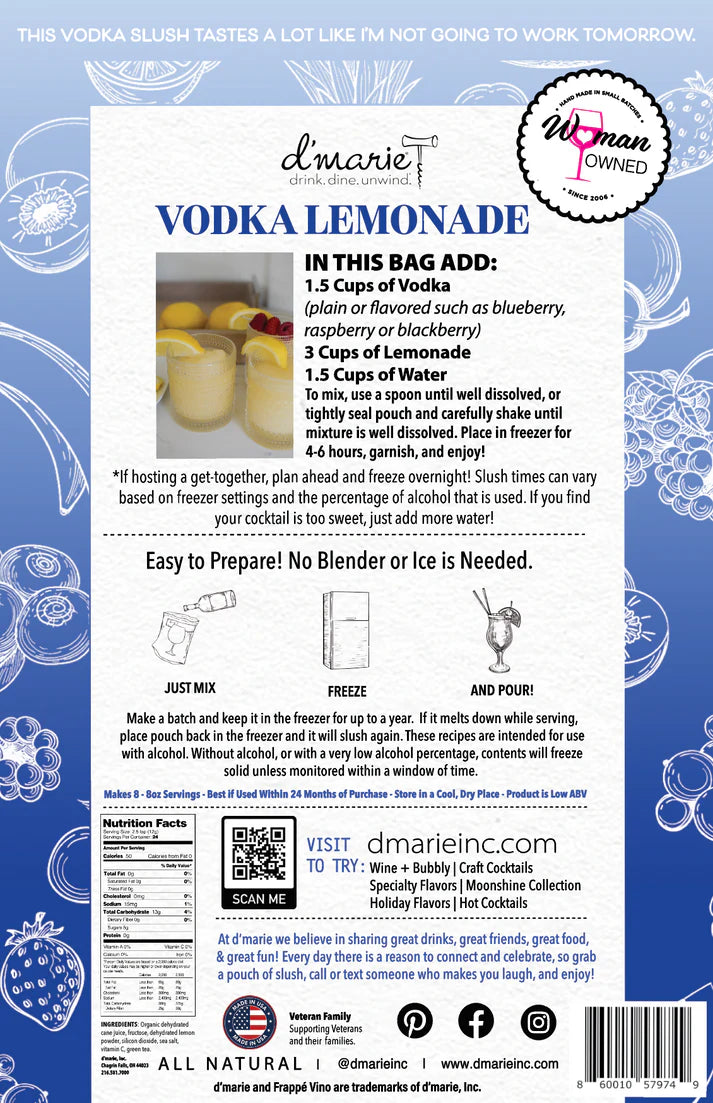 Vodka Lemonade Slush Mix