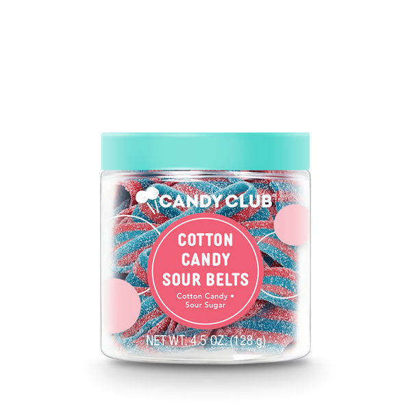 Cotton Candy Sour Belts Candy