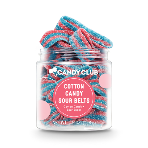 Cotton Candy Sour Belts Candy