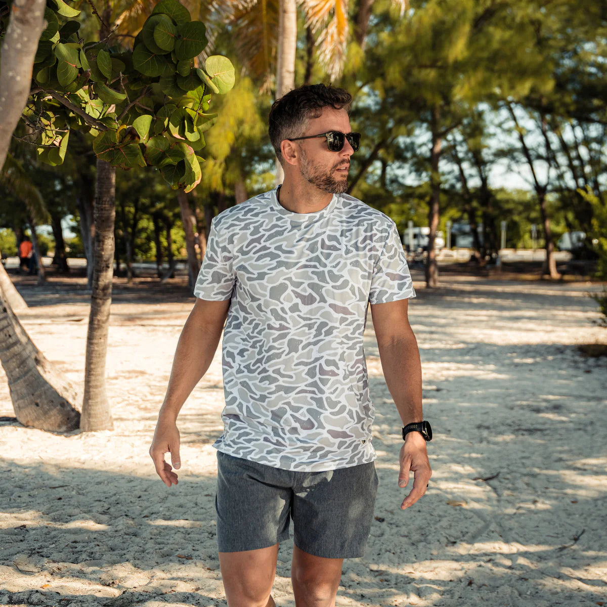 White Camo Go To Tee