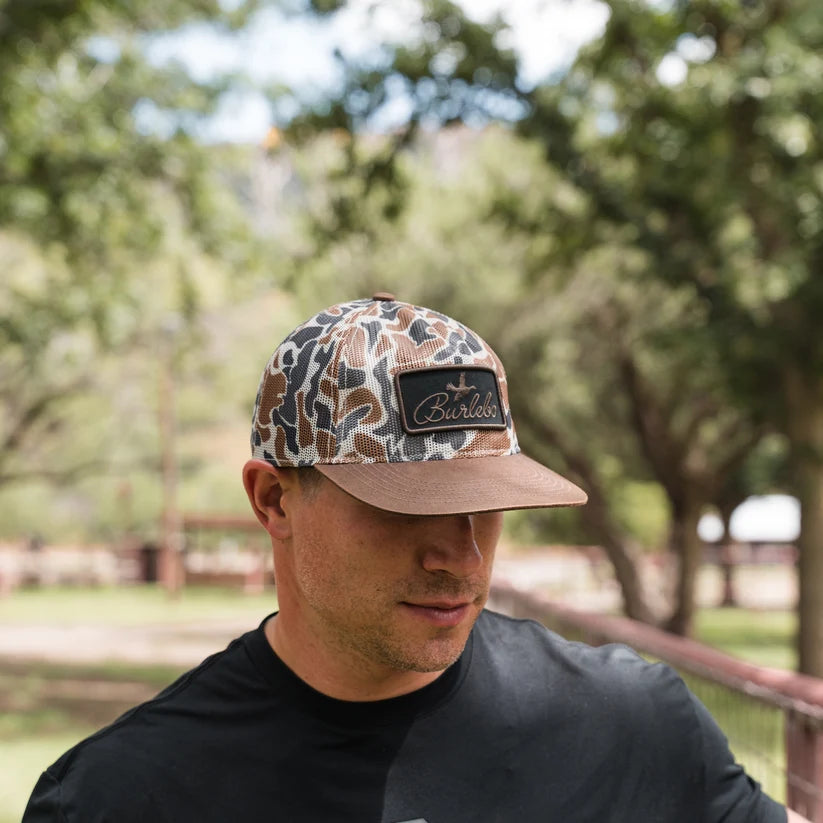 Full Mesh Woods Camo Burlebo Cap