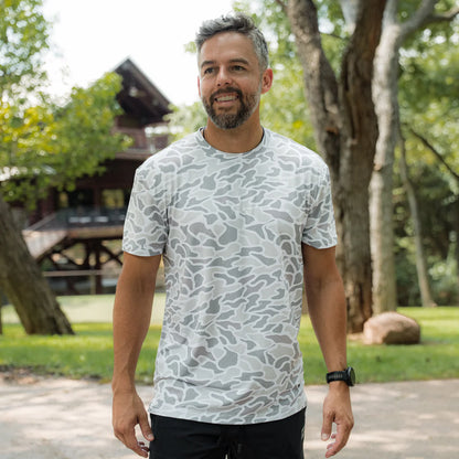 White Camo Go To Tee