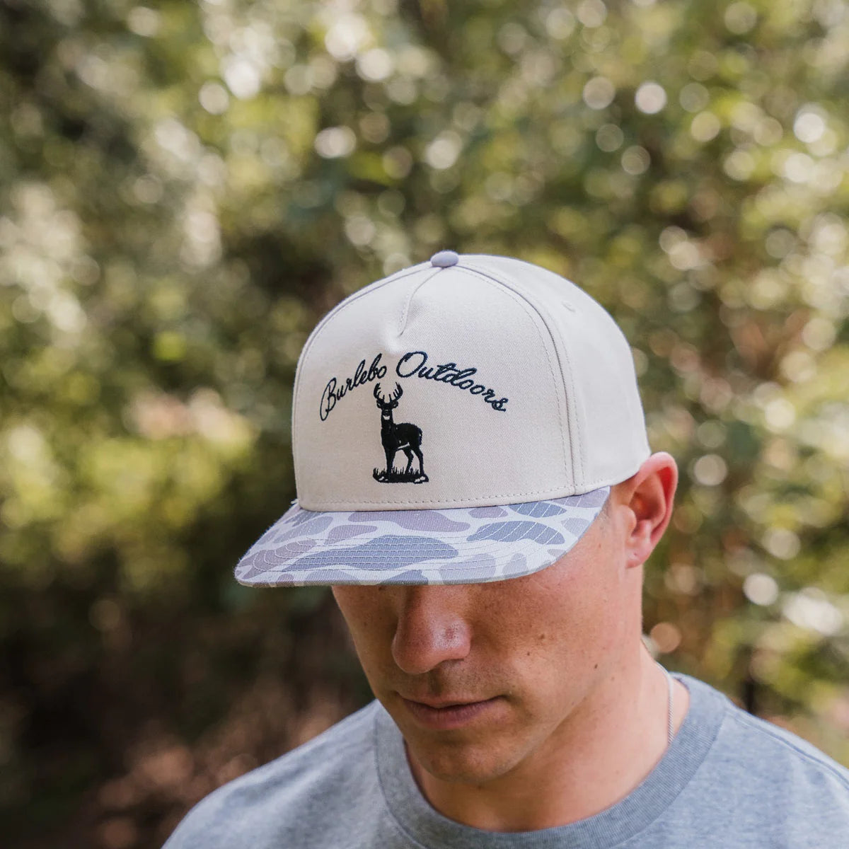 Deer Camo Bill Burlebo Outdoors Buck Cap