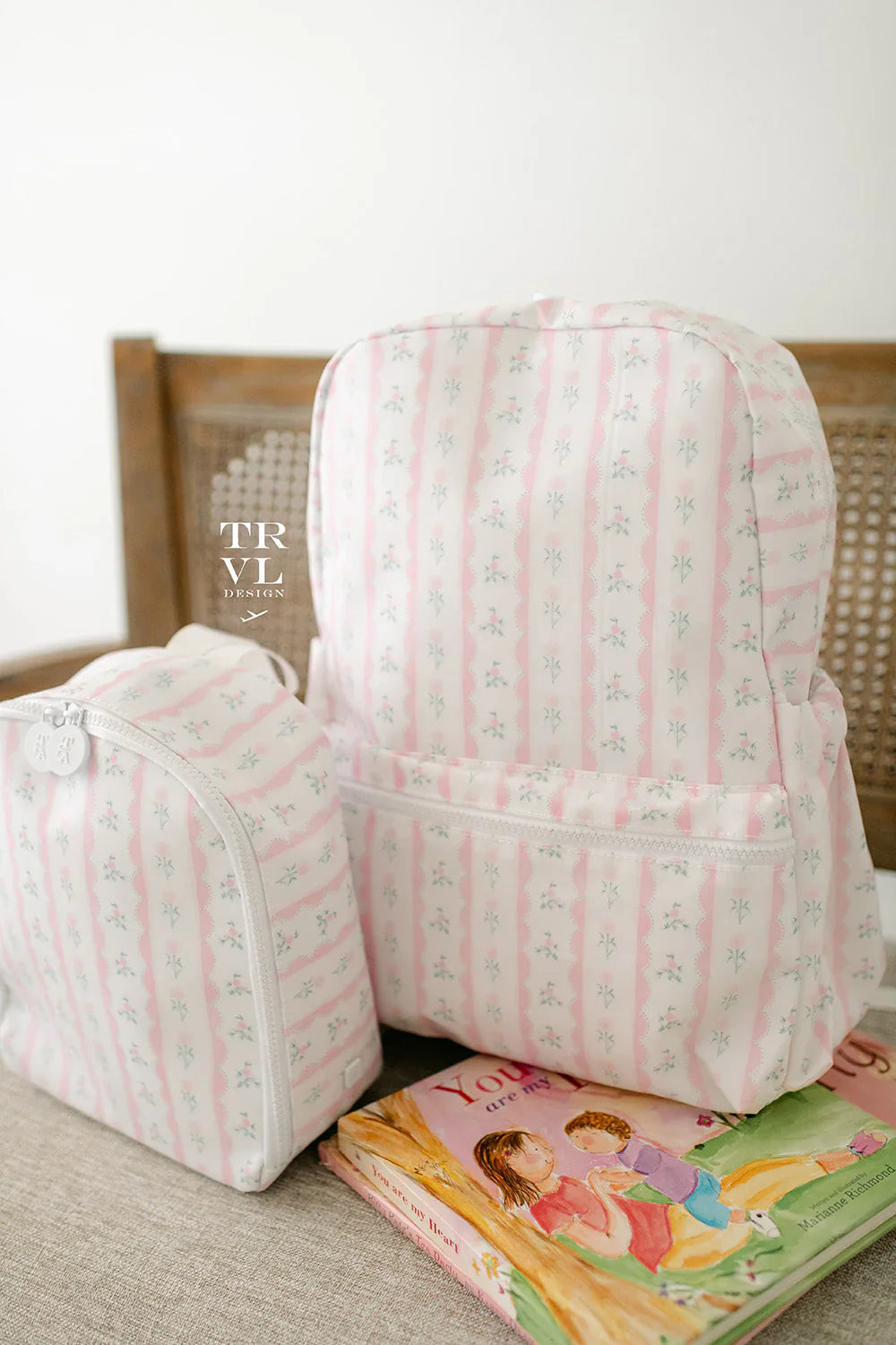 Ribbon Floral Pink Backpacker