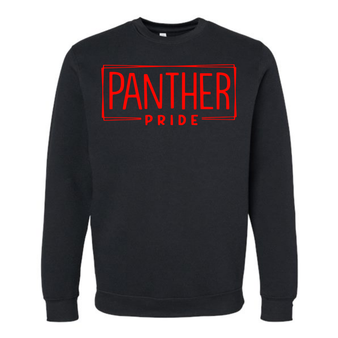 Petal Panthers Design #21 - Black Sweatshirt