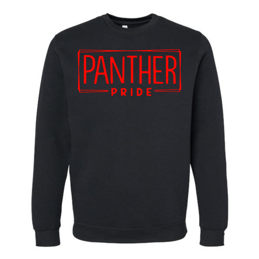 Petal Panthers Design #21 - Black Sweatshirt