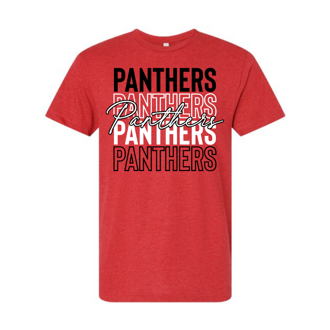 Petal Panthers Design #5 - Vintage Red