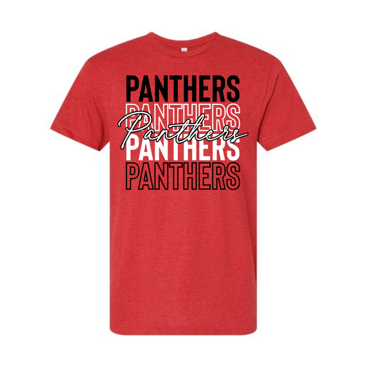 Petal Panthers Design #5 - Vintage Red