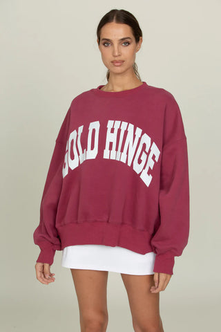 Gold Hinge Pale Mulberry Wide Arm Sweatshirt