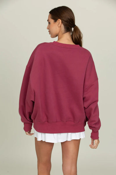 Gold Hinge Pale Mulberry Wide Arm Sweatshirt