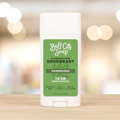 Buff City Soap Aluminum Free Deodorant - Commando