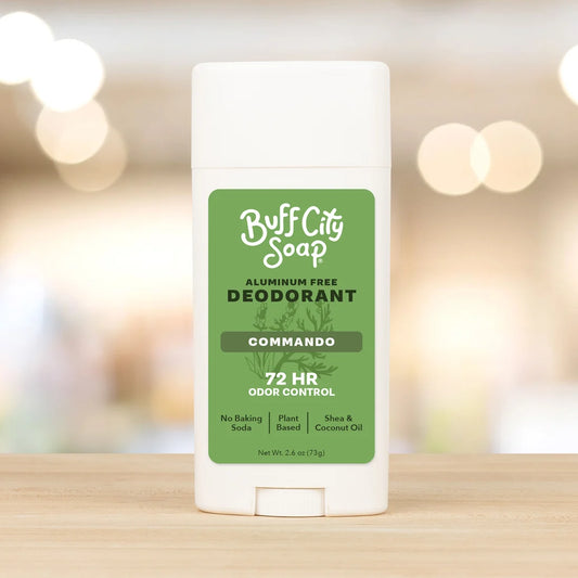 Buff City Soap Aluminum Free Deodorant - Commando
