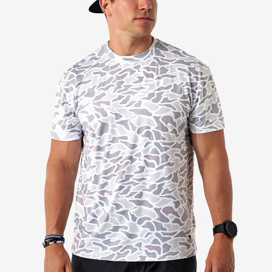 White Camo Go To Tee