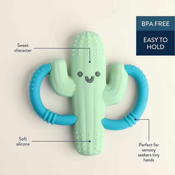 Itzy Ritzy Chew Crew Teether - Cooper the Cactus
