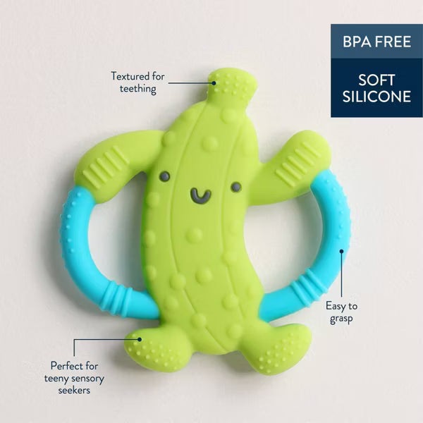 Itzy Ritzy Chew Crew Teether - Parker the Pickle