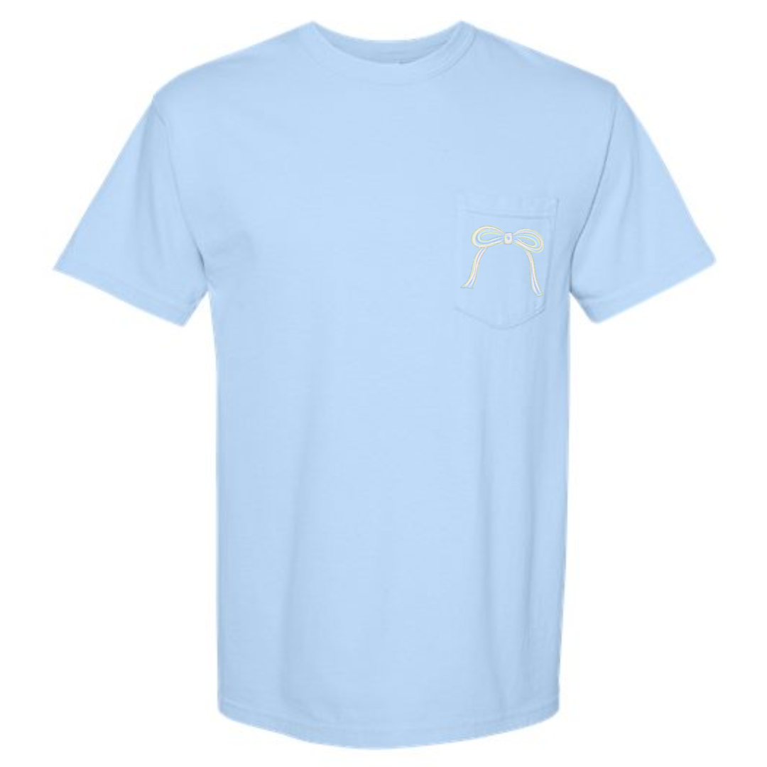 Hydrangea Psalm 46:5 Pocket Tee