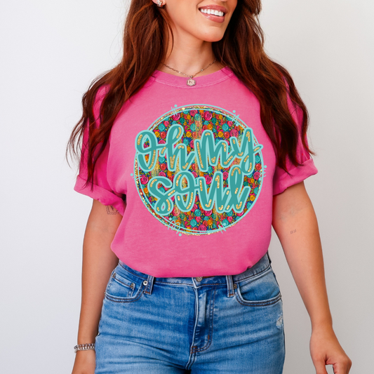 Crunchberry Oh My Soul Floral Tee
