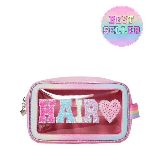 Cotton Candy Hair Peakaboo Glam Pouch