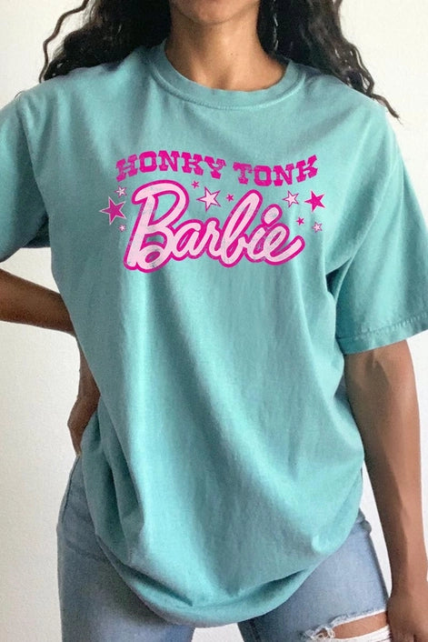 Seafoam Honky Tonk Barbie Graphic Tee