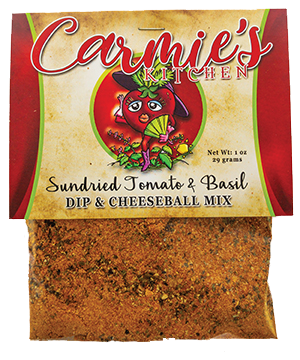 Carmie's Sundried Tomato & Basil Dip & Cheeseball Mix