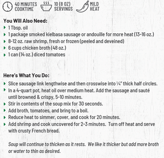 Frontier New Orleans Front Porch Creole Jambalaya Soup