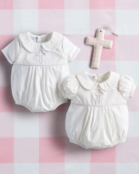 Mud Pie Boy Cross Poplin Bubble