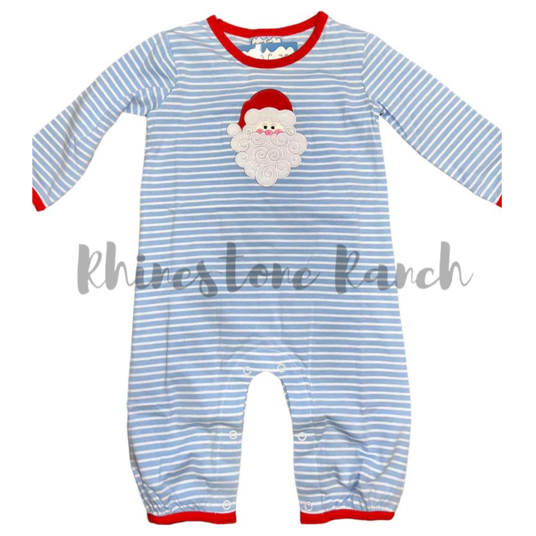 Santa Applique Boys Romper