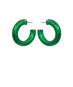 Green Metallic Color Coated Hoops