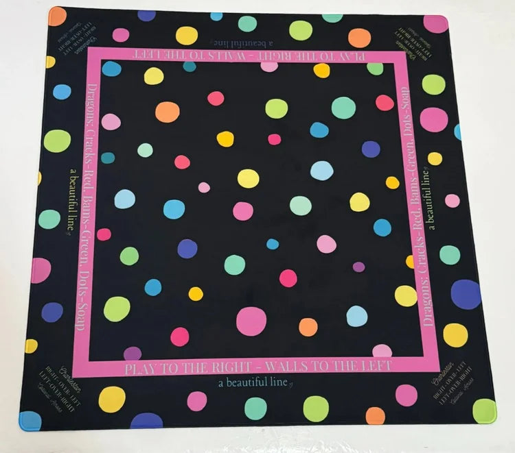 Polka Dot Playing Mat with Directions