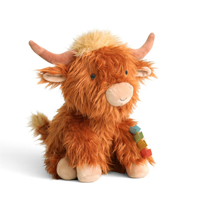 Itzy Ritzy Sweet Snuggles Plush - Wyatt the Highland Cow