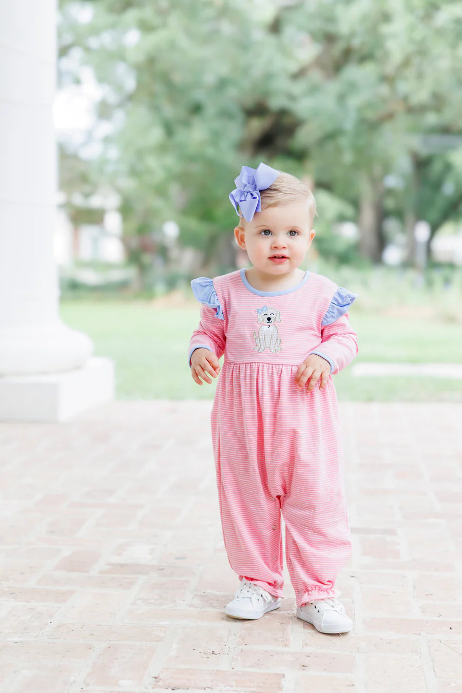 Pink My Best Friend Flutter Romper