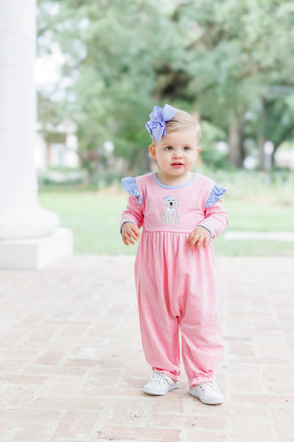 Pink My Best Friend Flutter Romper
