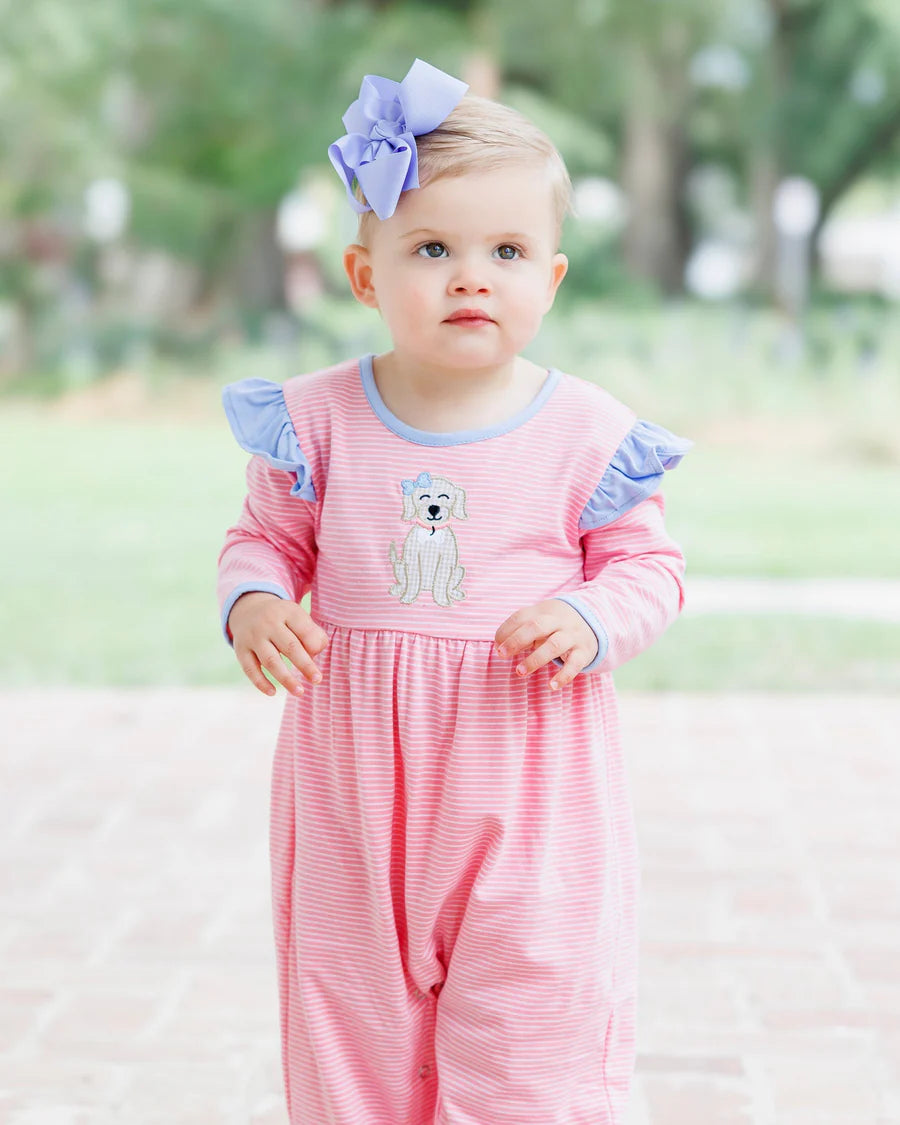 Pink My Best Friend Flutter Romper