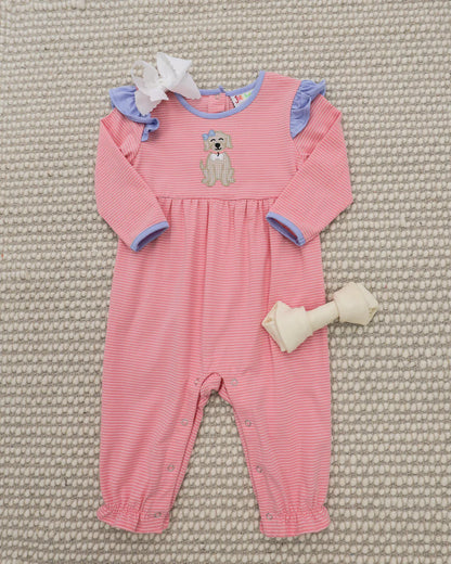 Pink My Best Friend Flutter Romper