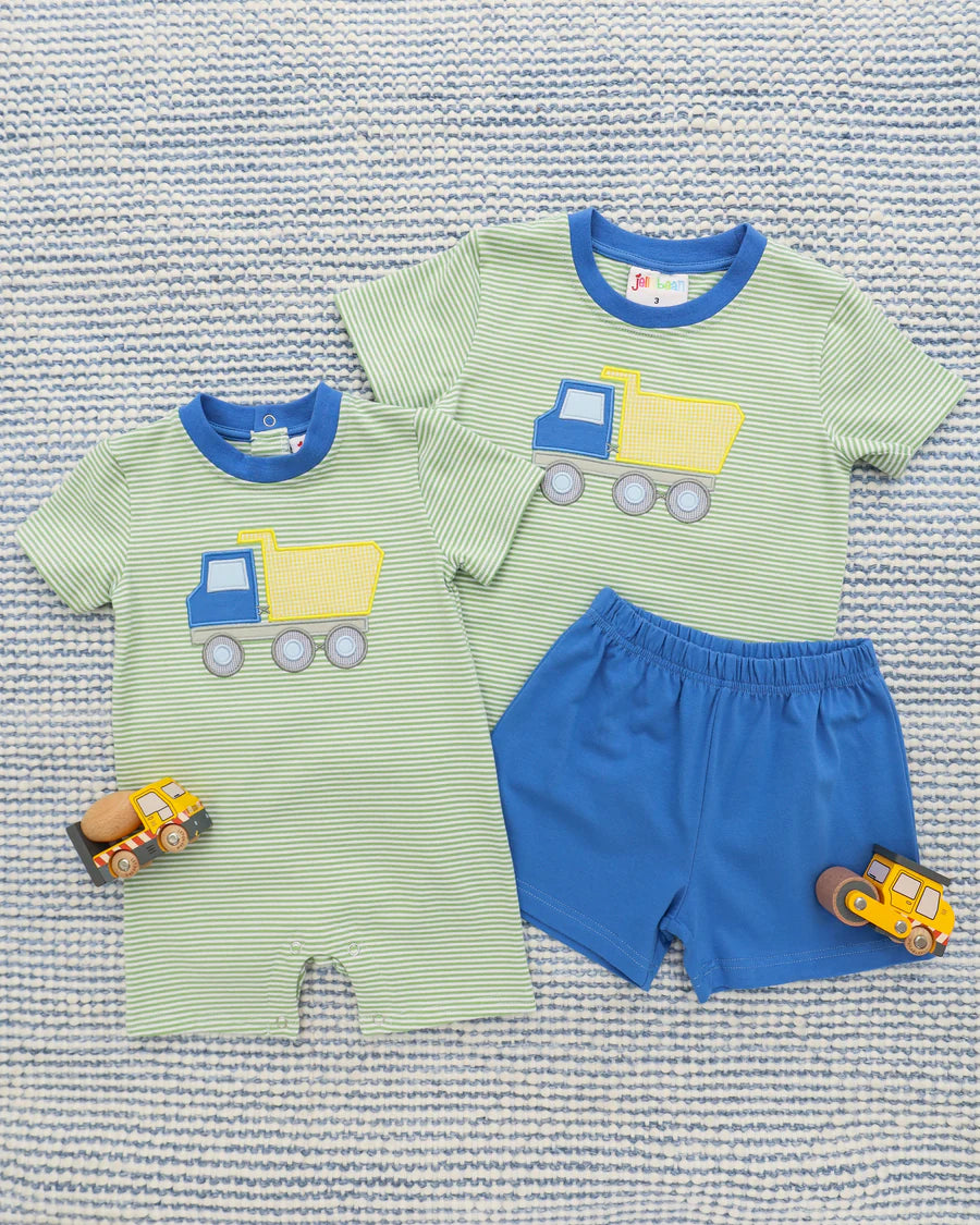 Dump Truck Romper