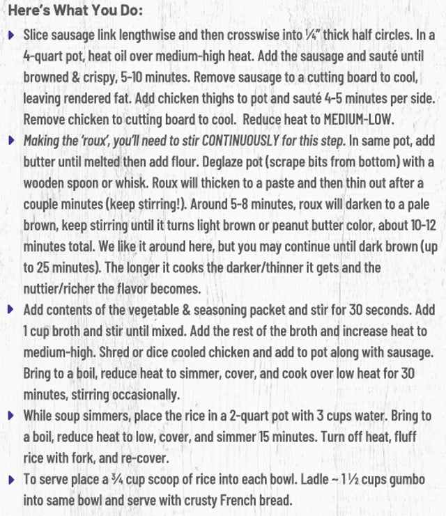 Frontier Louisiana Backyard Cajun Gumbo