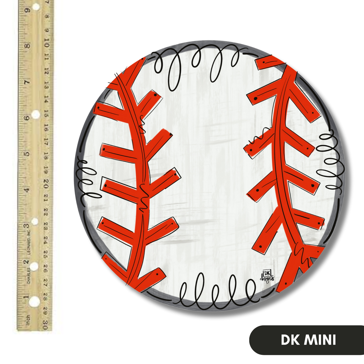 Baseball Mini by DK Designs Georgia