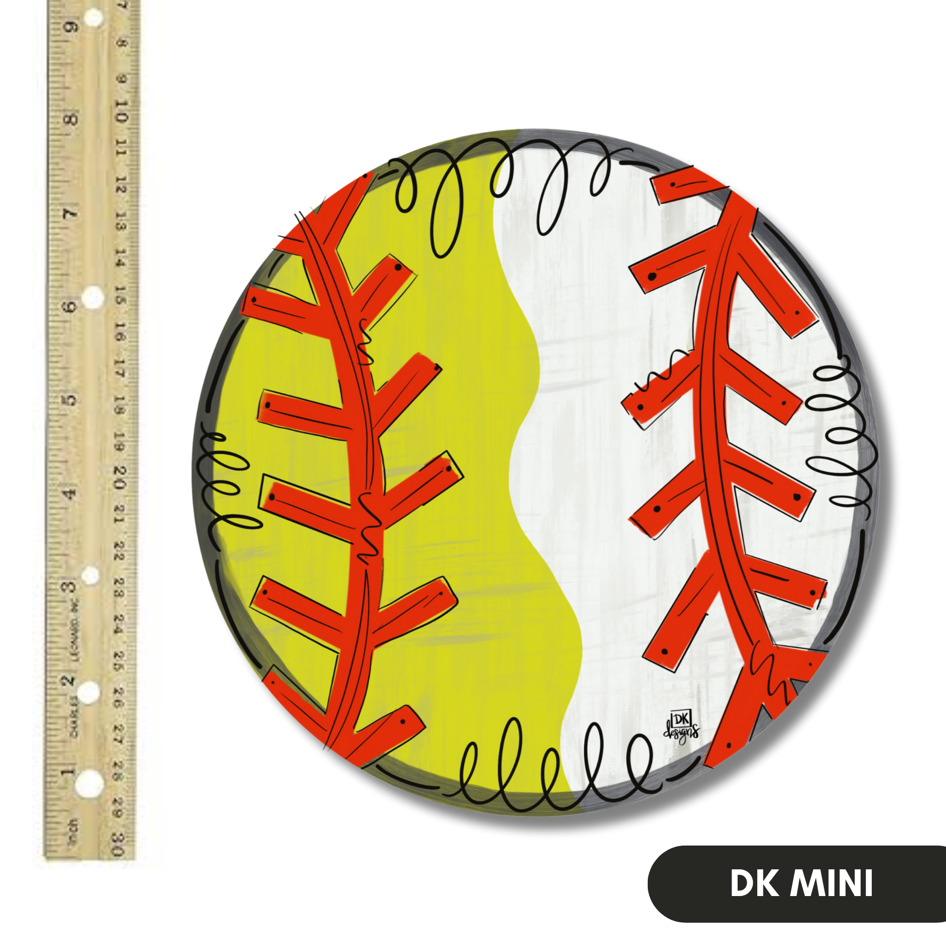 Baseball / Softball Mini by DK Designs Georgia