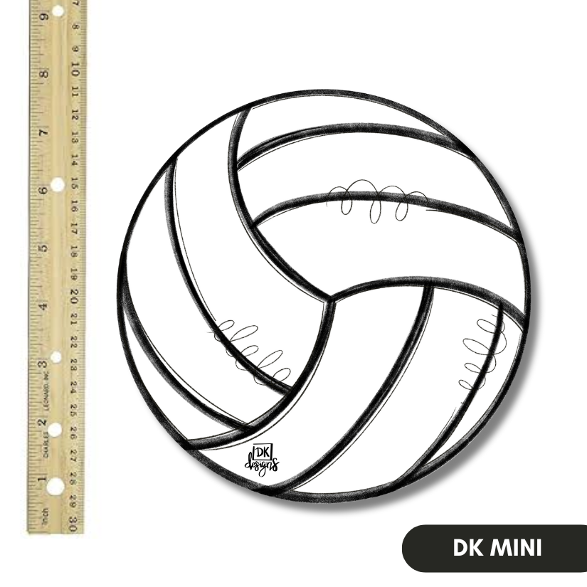 Volleyball Mini by DK Designs Georgia