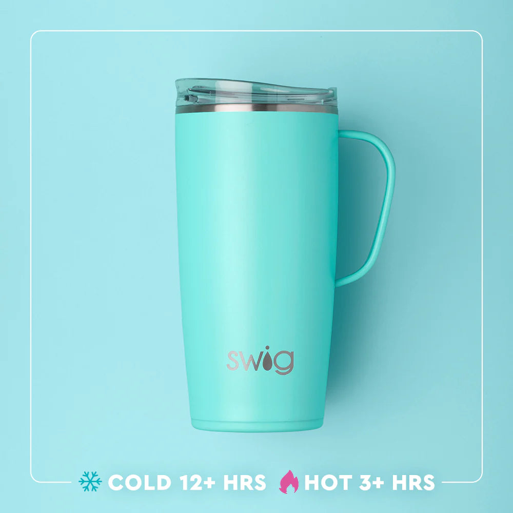 Swig Hydrangeas 22 oz Travel Mug