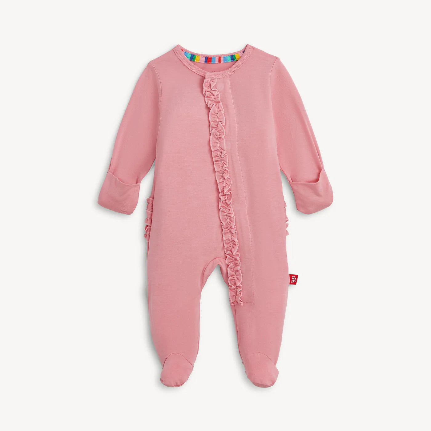 Magnetic Me Tickled Pink Ruffle Footie