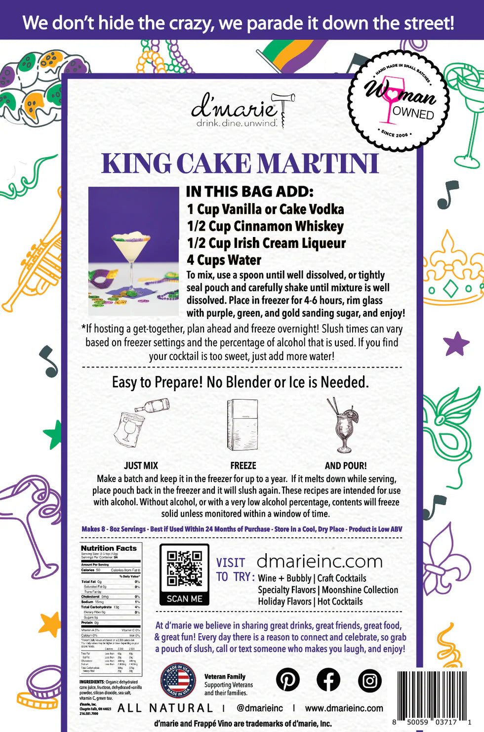 King Cake Martini Slush Mix