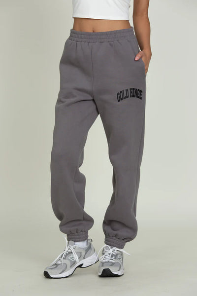 Gold Hinge Obsidian Grey Sweatpants