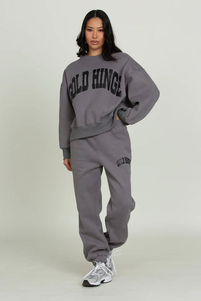 Gold Hinge Obsidian Grey Sweatpants