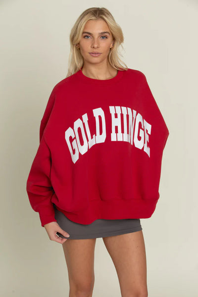 Gold Hinge Ruby Wide Arm Sweatshirt