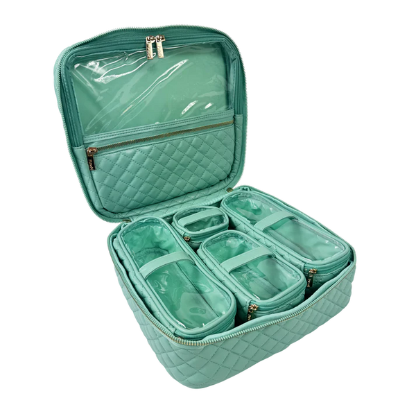 Mini Diva Makeup Case - Turquoise Quartz