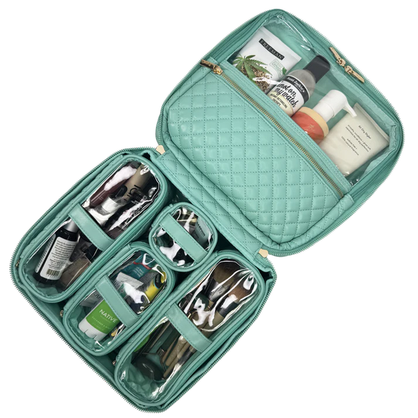 Mini Diva Makeup Case - Turquoise Quartz