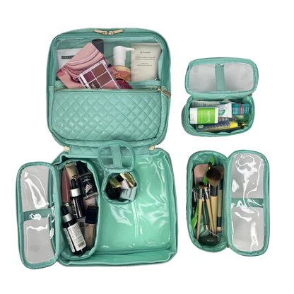 Mini Diva Makeup Case - Turquoise Quartz